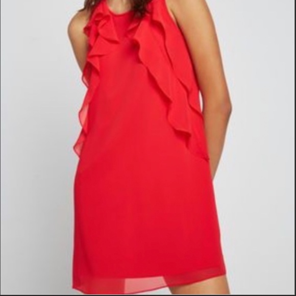 NWT BCBGeneration Halter Ruffle Dress - Picture 7 of 8
